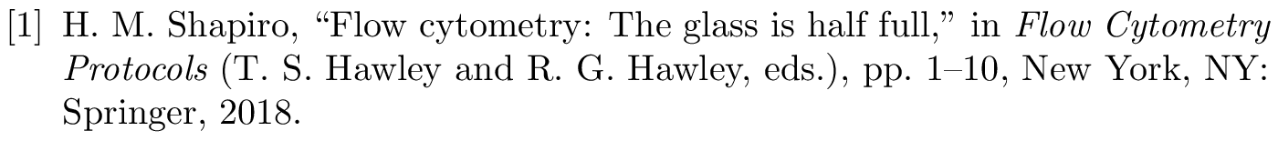 BibTeX example: incollection citation style ieeetr
